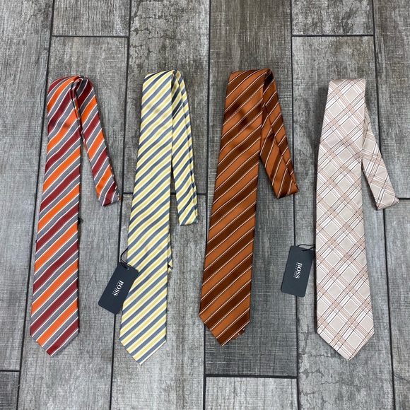 100% Authentic - 13 piece men’s Hugo Boss tie bundle brand new - Picture 3 of 5